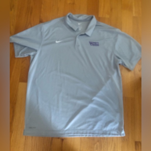 Nike Other - Nike dri fit Light Gray Men's Polo Shirt western Carolina emblem
